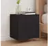 vidaXL TV-Wandschränke 2 Stk. Schwarz 40,5x30x40cm Holzwerkstoff (836899)