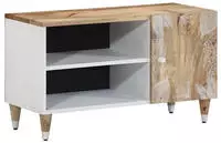 vidaXL TV-Schrank 80x31,5x46 cm Massivholz Mango