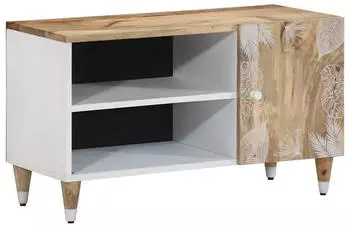 vidaXL TV-Schrank Massivholz Mango 80x31,5x46cm (4018679)