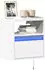 vidaXL TV-Wandschrank mit LED-Beleuchtung Weiß 41x31x45cm (852313)