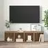 vidaXL TV-Schrankset 2-tlg. wandmontiert Artisan-Eiche 37x35x37,5cm (875089)