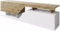Tv-m&ouml;bel Ceelias - 160 X 46 X 35 Cm - Wei&szlig;/braun