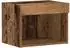 vidaXL Wandschrank mit LED-Leuchten, Altholz-Optik, 40x30x30cm (863098)