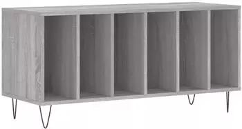 vidaXL Plattenschrank grau Sonoma 100x38x48cm Holzwerkstoff (831754)
