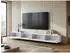 Mirjan24 TV-Lowboard Stone 300 mit 4 Klappen, weiß/weiß Hochglanz, LED-Beleuchtung (D300)