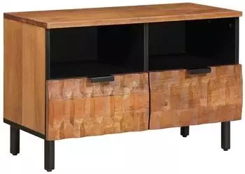 vidaXL TV-Schrank mit Regal, akazienbraune Oberfl&auml;che, 70x33x46cm (4017901)