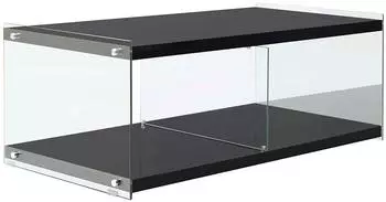 Kayoom Elementary TV-Schrank 120cm, schwarz hochglanz, geh&auml;rtetes Glas (92340926-0)