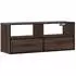vidaXL TV-Schrank braun Eiche 100x31x39,5 cm Holzwerkstoff und Metall (848933)