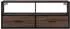 vidaXL TV-Schrank braun Eiche 100x31x39,5 cm Holzwerkstoff und Metall (848933)