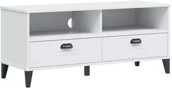 vidaXL TV-Schrank VIKEN Holzwerkstoff, wei&szlig; (374929)