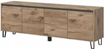 Inn.Furn Delio TV-Lowboard Eiche Viking 184x64x40cm Soft-Close