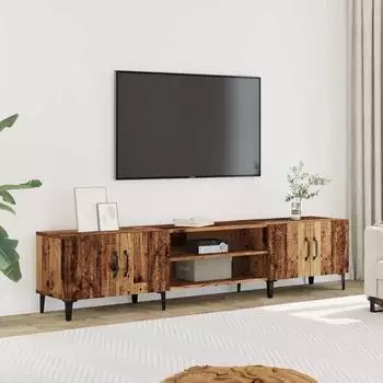 vidaXL TV-Schrank Holzwerkstoff Altholz-Optik 180x31,5x40 cm (857143)