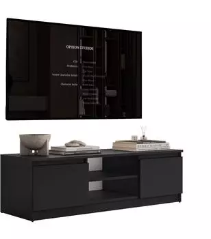 Lookway Hana TV-Lowboard 120cm, schwarz matt, Holzwerkstoff (800001298596)