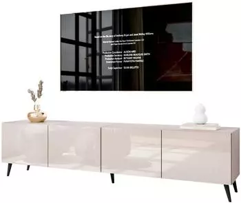 Lookway Colgante 200 TV-Schrank h&auml;ngend, Kaschmir Hochglanz, LED, 200x49x40cm (800001540758)