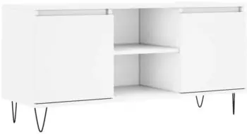 vidaXL TV-Schrank wei&szlig; 104x35x50cm Holzwerkstoff (827012)