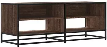 vidaXL TV-Schrank Braun Eiche-Optik 120,5x40x46cm Holzwerkstoff & Metall (848893)