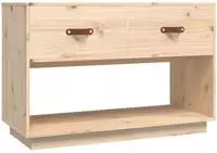 vidaXL TV-Schrank 90x40x60 cm Massivholz Kiefer