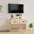 vidaXL TV-Schrank 90x40x60cm Massivholz Kiefer, braun (821522)