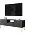 Lookway Cortado Gold RTV154 TV-Element schwarz, Holzwerkstoff, 154x56x39cm (800001221453)
