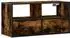 vidaXL TV-Schrank Räuchereiche 80x31x39,5 cm Holzwerkstoff und Metall (848921)