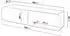 Mirjan24 TV-Lowboard C 160 2D, Cashmere