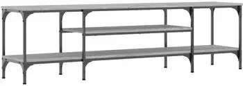 vidaXL TV-Schrank grau Sonoma 161x35x45cm, Holzwerkstoff & Eisen (831811)