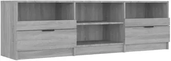 vidaXL TV-Schrank Sonoma Grau 150x33,5x45 cm Holzwerkstoff (817115)