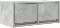 vidaXL TV-Schrank Betongrau 60x31x25,5 cm Holzwerkstoff