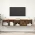 vidaXL TV-Schrank Set wandmontiert, Altholz-Optik, Holzwerkstoff, 2-tlg. (3393171)