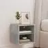 vidaXL TV-Wandschrank mit LED-Beleuchtung, betongrau, 30x28,5x30cm (836979)