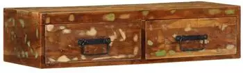 vidaXL TV-Wandschrank 80x30x19cm Altholz Massiv (4017462)