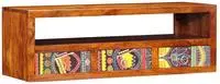vidaXL TV-Wandschrank Mehrfarbig 90x30x30 cm Massivholz Akazie