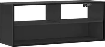 vidaXL TV-Schrank schwarz 100x31x39,5 cm Holzwerkstoff und Metall (848934)