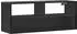 vidaXL TV-Schrank schwarz 100x31x39,5 cm Holzwerkstoff und Metall (848934)