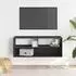 vidaXL TV-Schrank schwarz 100x31x39,5 cm Holzwerkstoff und Metall (848934)