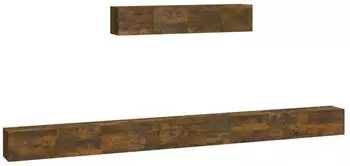 vidaXL TV-Schrank-Set 6-tlg. Holzwerkstoff R&auml;uchereiche (3114611)