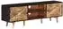 vidaXL TV-Schrank 140x30x46cm Mangoholz und Akazien-Massivholz