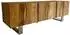 Wohnling Lowboard WL7.028 Akazie Massivholz 160x56x46cm, 3 Türen, Metallbeine (WL7.028)