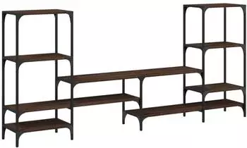 vidaXL TV-Schrank Braun Eichen-Optik 206,5x28,5x95 cm Holzwerkstoff (842485)