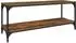 vidaXL TV-Schrank Räuchereiche 100x33x41cm Holzwerkstoff und Stahl (819349)
