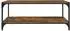 vidaXL TV-Schrank Räuchereiche 100x33x41cm Holzwerkstoff und Stahl (819349)