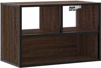 vidaXL TV-Schrank braun Eichen-Optik 60x31x39,5cm Holzwerkstoff und Metall (848918)