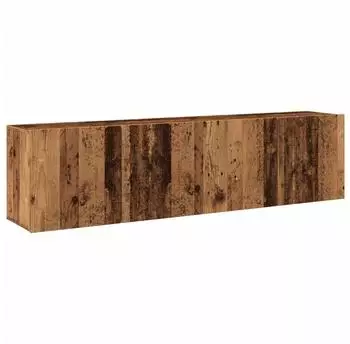 vidaXL TV-Wandschr&auml;nke 2 Stk. Altholz-Optik 80x30x41cm (857667)
