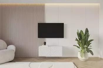 ALTDECOR ZENO-W Lowboard h&auml;ngend, Holzwerkstoff, Artisan/schwarz, 100x40x40cm (800001223898)
