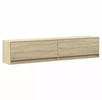 vidaXL TV-Wandschrank mit LED Sonoma-Eiche 180x31x38cm (3307949)