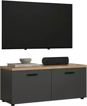 Home Affaire Bajo TV-Lowboard 2 T&uuml;ren, 2 Einlegeb&ouml;den, 120x40x50cm (Bajo)