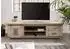 Massivmoebel24 Railway TV-Board Mango 180x55x50cm whitewash lackiert (09-313-772-2035)
