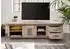 Massivmoebel24 Railway TV-Board Mango 180x55x50cm whitewash lackiert (09-313-772-2035)