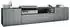 Vladon Mogan Lowboard 2 Türen, schwarz matt/Avola-Anthrazit, 181x39x35cm (50006515)