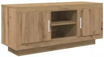 vidaXL TV-Schrank Artisan-Eiche 102x35x45cm, Holzwerkstoff